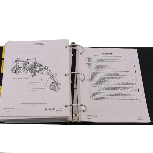 Bombardier Learjet 28/29 Manual de Mantenimiento MM-100 - Como Nuevo - Juego Raro - Rev32 - Imagen 6 de 8
