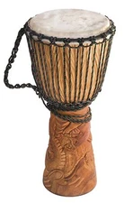 Djembe Standard Dragon, 24" tall, 10-11" head