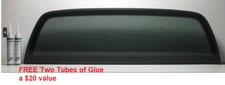 Fits 1997-2011 Dodge Dakota Pickup Rear Back Glass Window+ 2 Glues w/ Molding