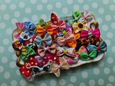  BabyRou 100 x Dog Grooming Pet Bows Assorted ribbons Groomers' Best Value Pk