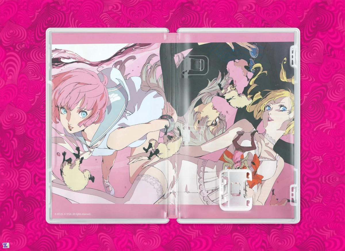 Catherine Full Body COVER ART Replacement Insert Case for Nintendo Switch
