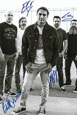 Ignite band autographs signed 20x30 cm picture