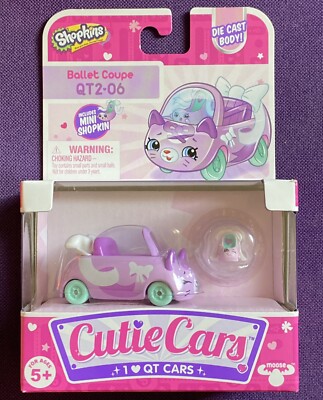 Shopkins Cutie Cars QT2-06 Ballet Coupe Series 2 - NEW