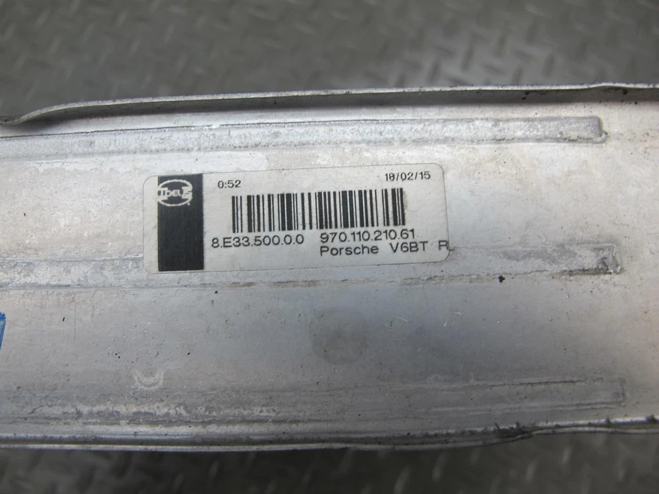 2010-2016 PORSCHE PANAMERA 970 TURBO RIGHT INTERCOOLER UNIT  97011021061 - Image 3 of 4