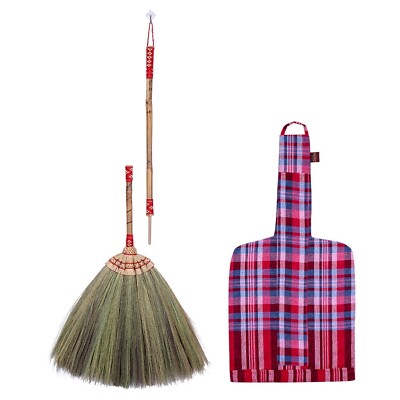 Asian Broom for Wall Floor Cleaning   Handmade Natural Grass Broom Size 26 & 47 
