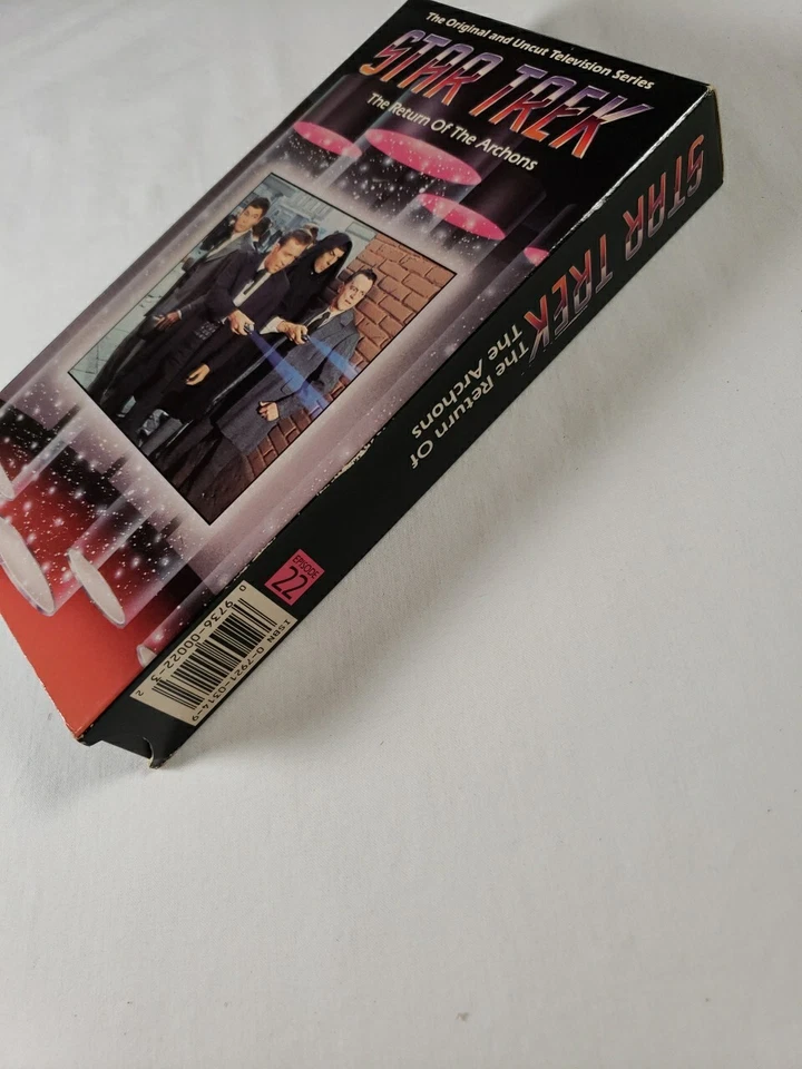 Star Trek The Original Series Episode 22 The Return of the Archons Tape VHS Foto 4 de 4