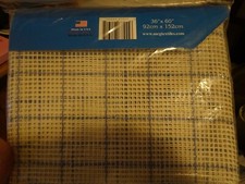 MCG Textiles Graph N  Latch Rug Canvas 3.75 36  x 60  NIP Made in U.S.A 92x153cm