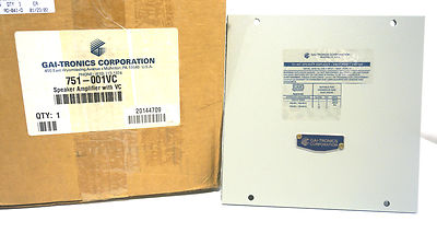 NEU GAI-TRONICS 751-001VC Lautsprecher Verstärker 751001VC