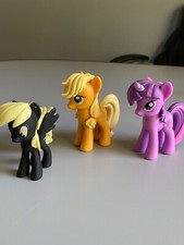 My Little Pony Lot of 3 - 3 inch Mini Figures Hasbro 2010 2011