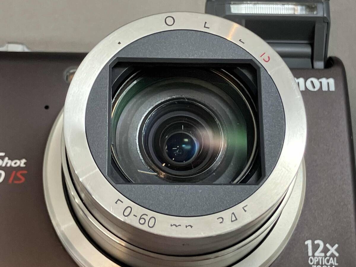 Box/ Canon Digital Camera PowerShot SX200 IS Brown From JP