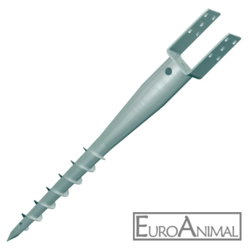 8 Stück Krinner U-FIX 91 Bodendübel 91mm Schraubfundament Bodenanker Bodenhülse