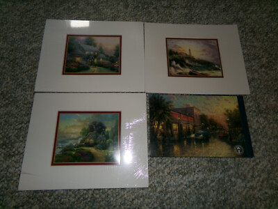 Kinkaide Prints Lot 10x8 - Clearing Storms, Juliannes Cottage, New Day Dawning