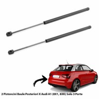 2 Gasfedern Pistonen Pistonen FÜR Kofferraumklappe X Audi A1 (8X1, 8XK) 3 TüRen