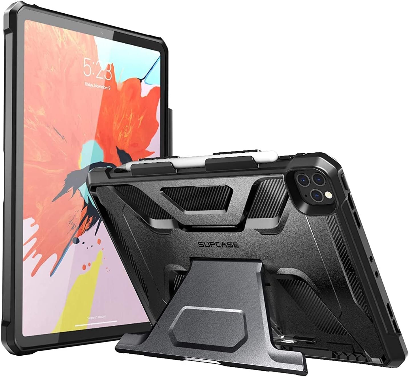 iPad Pro 12.9 2020 Case Military Grade Protection Cover With Stand Shockproof-image