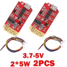 2pcs 2 5W 3.7V-5V Dual Plate Bluetooth Amplifier Module DIY Speaker Modification
