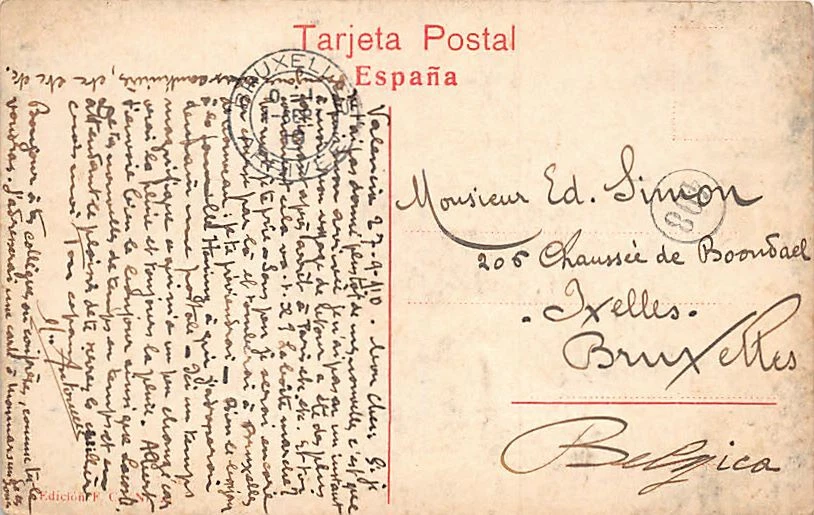 España - VALENCIA - Plaza de Tetuan - Ed. F.C. - Imagen 2 de 2