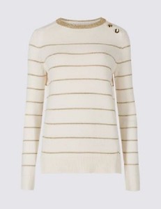 m&s cream jumper