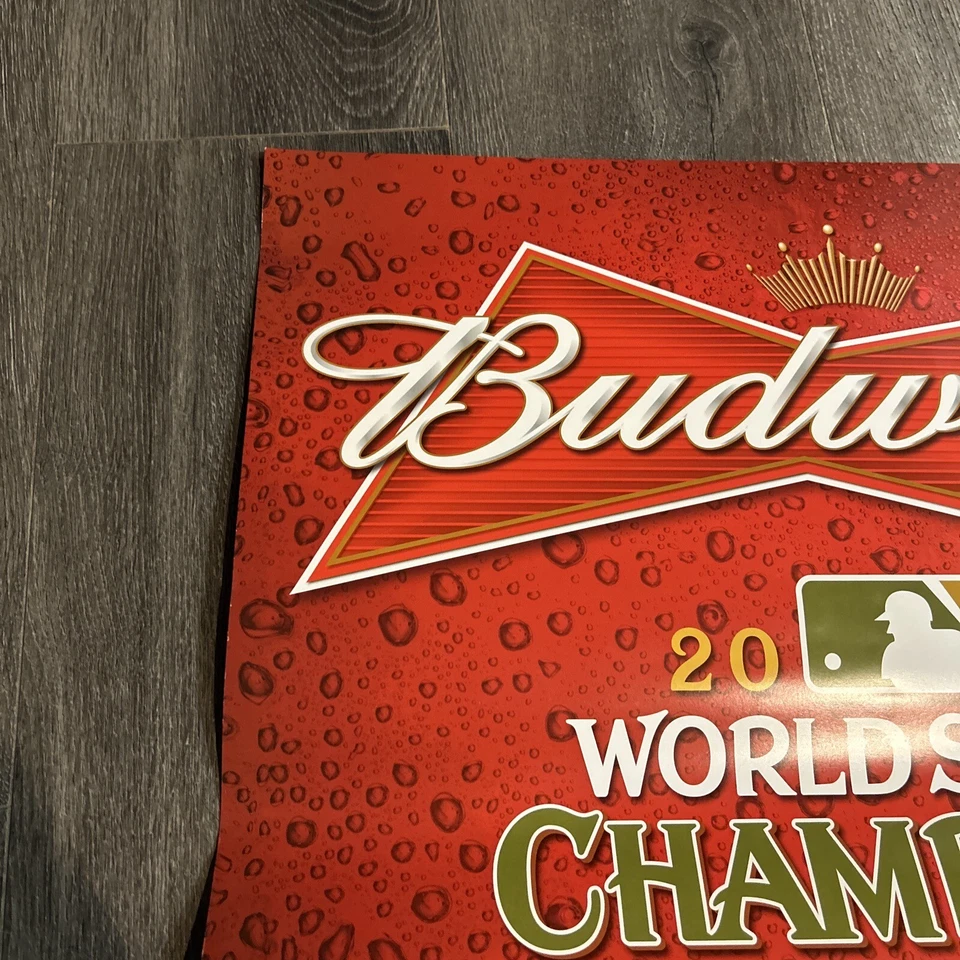 Budweiser St Louis Cardinals 2011 World Series Champions Poster 23.5x23.5 - Image 4 of 4