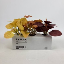 Ikea Fejka 3 piante artificiali in vaso stile essiccato 5,5" con vaso mix fiori