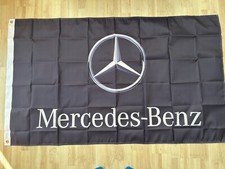 MASSIVE 5'x3' (150x90cm) MERCEDES BENZ FLAG