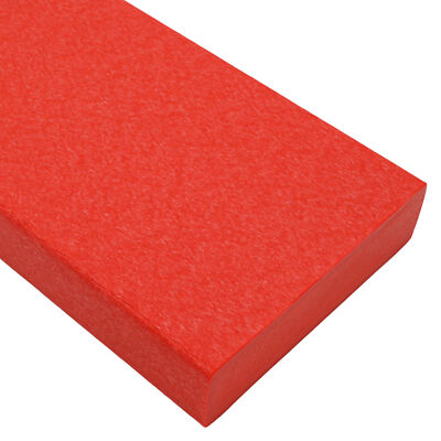 BuyPlastic Tangent Poly Lumber - Bright Red, 1x6 (0.75'' x 5.5''), 72'' L