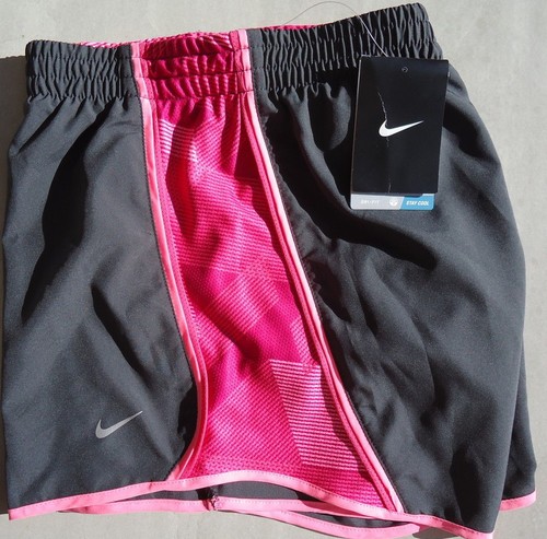 NEW! NIKE [S] Women PACER DRI-FIT Runner Shorts-Anthracite/Pink 543957-060  91206089579 | eBay
