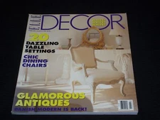 1995 FEBRUARY ELLE DÉCOR MAGAZINE - TABLE SETTINGS COVER - L 11358