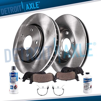 14.02 inch (356mm) Front Disc Brake Rotors Pads Kit for Audi A6 A7 A8 Quattro S7