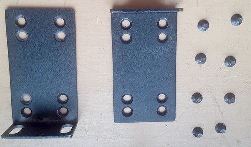 Dell 6N547 1U PowerConnect Switches Rack Mount Ears Brackets w/Screws 3248 3348 - Picture 3 of 4