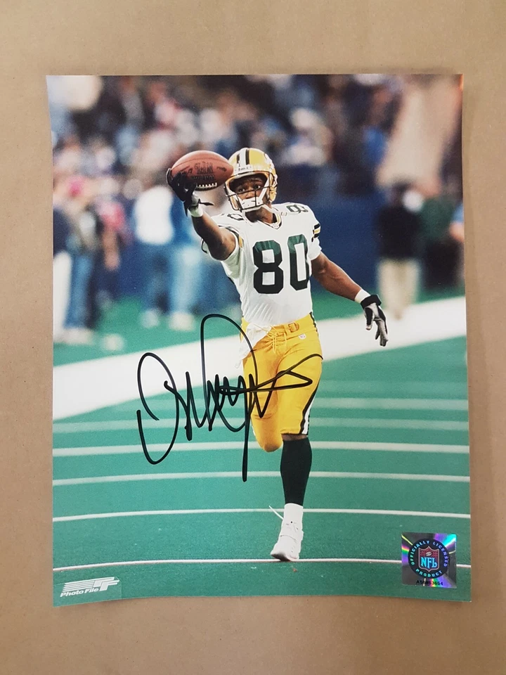 Derrick Mayes Autograph Photo 8x10 Signed SPORTS Football COA star - Imagem 2 de 4