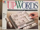 UpWords Board Game Vintage 1988 3-Dimensional Milton Bradley