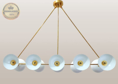Luxury Modern Home Light The White Triangle Lamp glamorous Artistic Sputnik Lamp