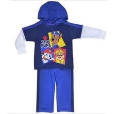 NWT Paw Patrol Top Pups Infant Boys  Hoodie  Pants Set - Size 18 Months