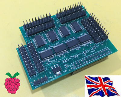 Rs-Pi I/O io I2C 23017 x8 128 ALLZWECKEINGABE/-AUSGABE Platine für Raspberry Pi