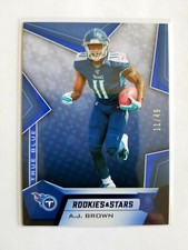 2019 PANINI ROOKIES & STARS TRUE BLUE AJ BROWN RC! 11/49! 1/1! JERSEY NUMBER!