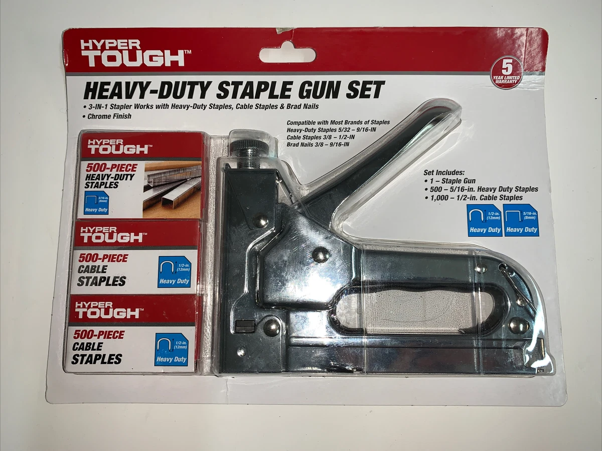 Hyper Tough Heavy Duty Staple Gun, New Condition