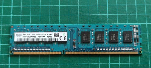 Kit RAM 8 Go (2x4 Go) DDR3 SK Hynix PC3-12800U 1600MHz - Pour Ordinateur De Bureau, Testé Et Fonctionnel