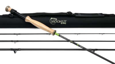 MOONLIT FLY FISHING Moonlit Umbra Graphite 9' 9wt Fly Rod (Premium Performance ) Adaptive Fast