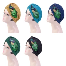 Islamic Women Muslim Hijab Beanies Chemo Cap Arab Turban Indian Hair Loss Hat