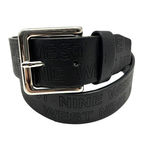 Nine West Silver Faux Leather Glitter Belt Women display picture 3