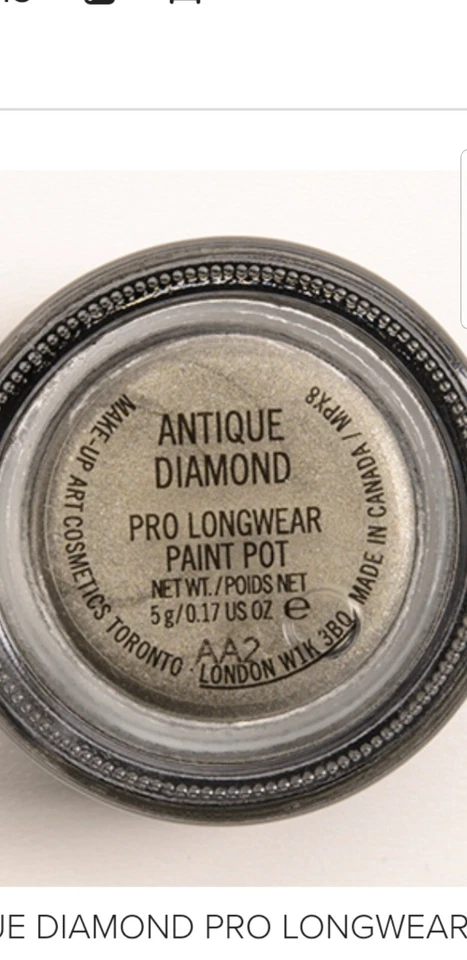 MAC ANTIQUE DIAMAND CREME LIDSCHATTEN - Bild 2 von 3