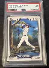 2025 Topps X Bob Ross Shohei Ohtani PSA 9