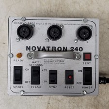 Novatron 240 Studio Flash Power Pack 240 Watt Seconds Vintage Photography Tested