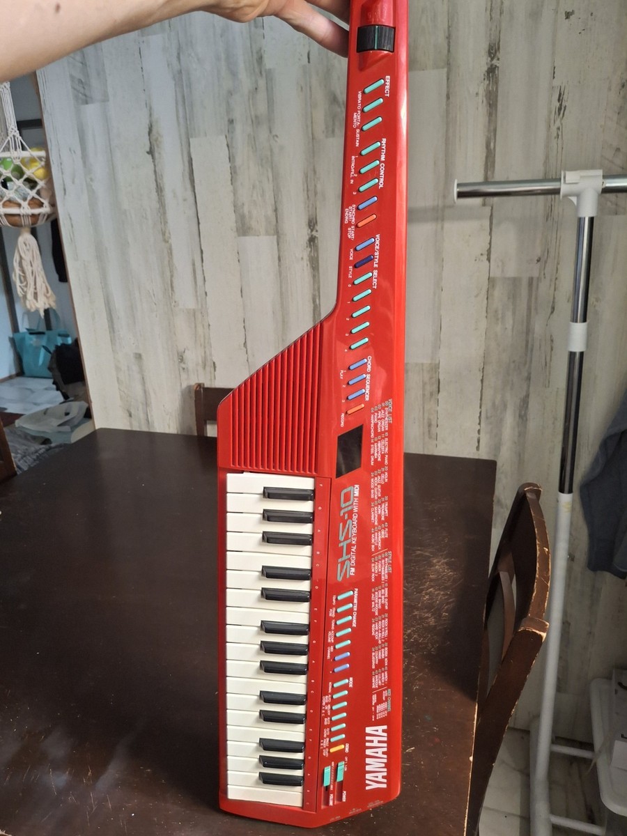 Yamaha SHS-10R Red Digital Shoulder Key MIDI Synthesizer Keyboard