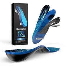 Plantar Fasciitis Insoles - High Arch Inserts for Men , Heavy Duty Insoles wi...