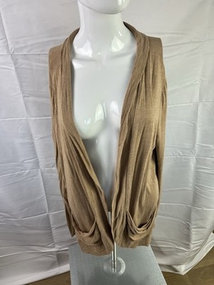 Coldwater Creek Damen Strickjacke Gr. M 10-12 Beige ''