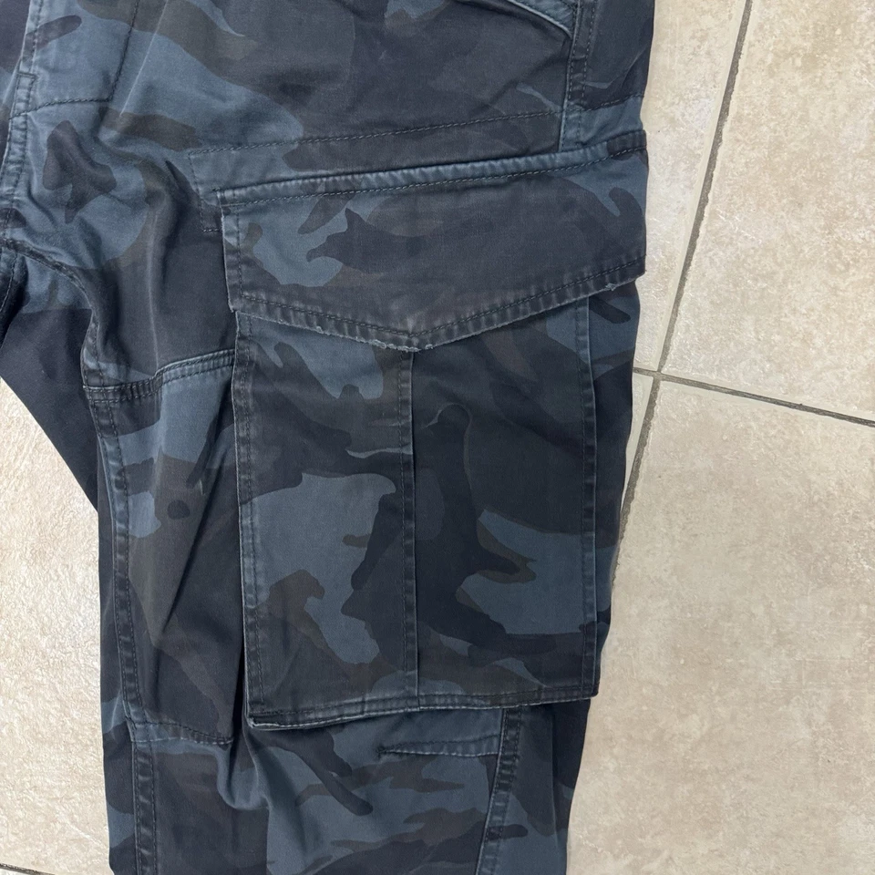 Pantalones de Carga G Star Raw Rovic 3D Cónicos 34x34 Utilidad Camuflaje Militar Ejército Foto 4 de 4