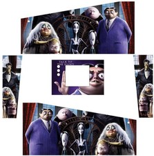 Stickers Family Addams pour Pincab Pinball Flipper