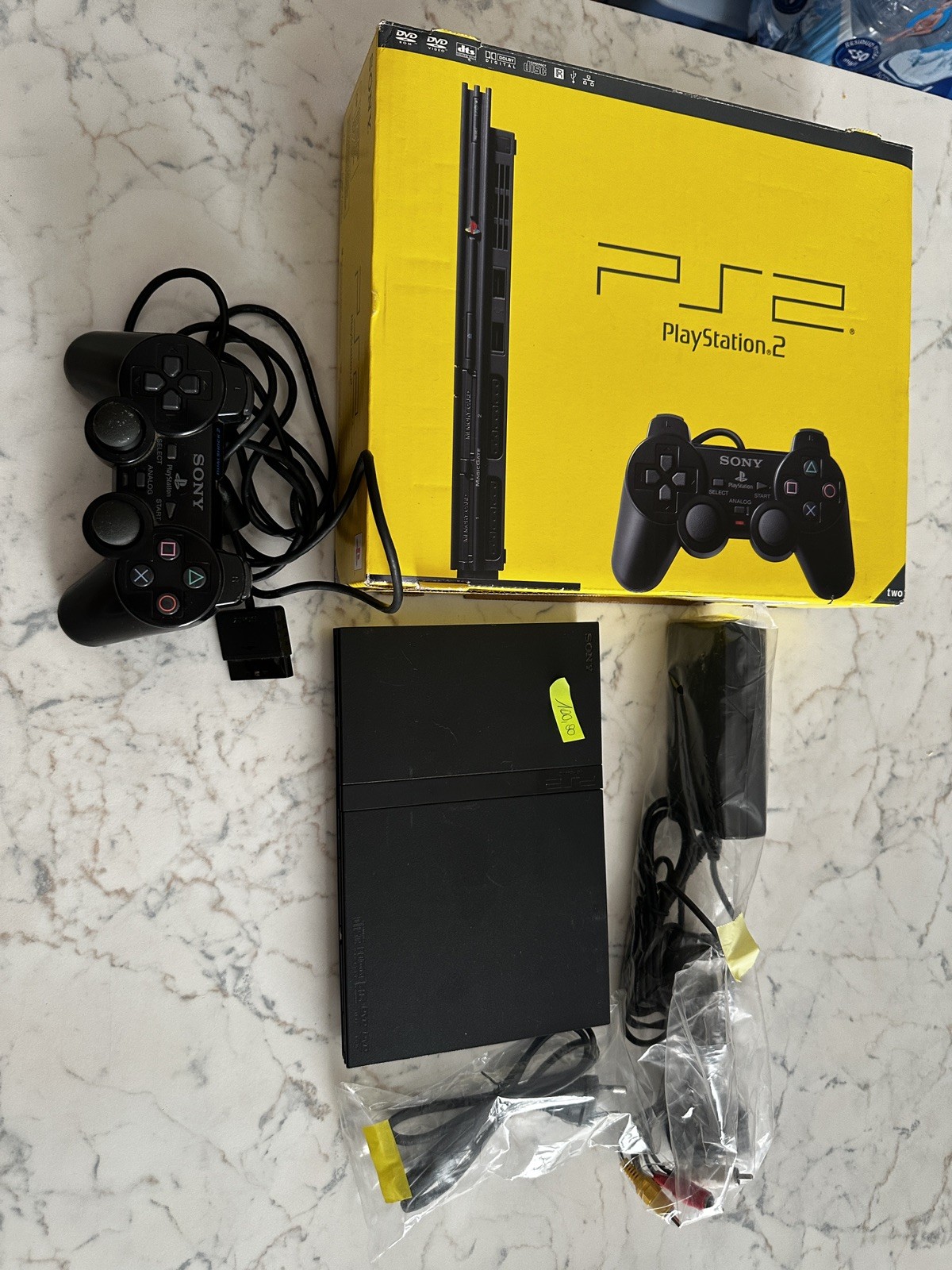 Sony Set di Console PlayStation 2 - Slim e Dualshock - Neri