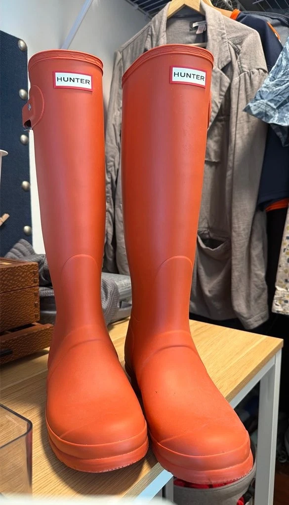Hunter Orange Rubber Boots for Women for sale | eBay